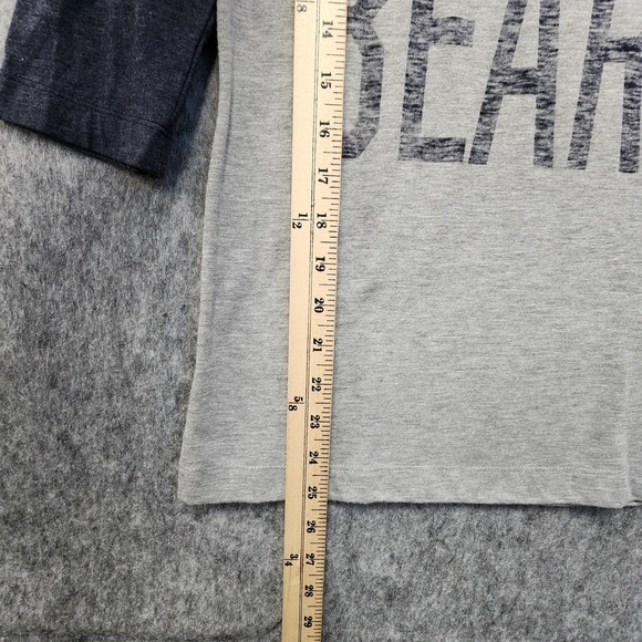 Chicago Bears T-shirt Womens Medium Nike NFL Team Apparel Raglan 3/4 Sleeve NEW - Picture 10 of 10